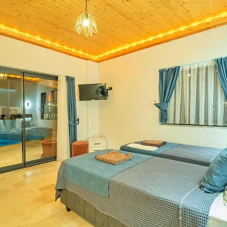 With Private Outdoor And Indoor Pool Kalkan